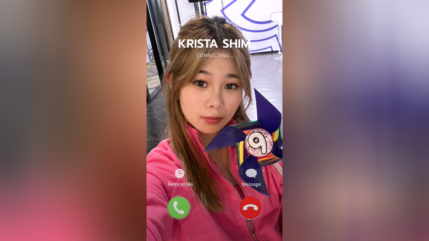 Special Call Thanks from KRISTA SHIM