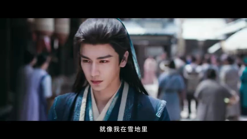 ตัวอย่าง: ผ้าโพกศีรษะเป็นสื่อแห่งโชคชะตา จางหลิงเฮ่อกับเถียนซีเวยต่างเปรียบอีกฝ่ายเป็นหยกอันล้ำค่า